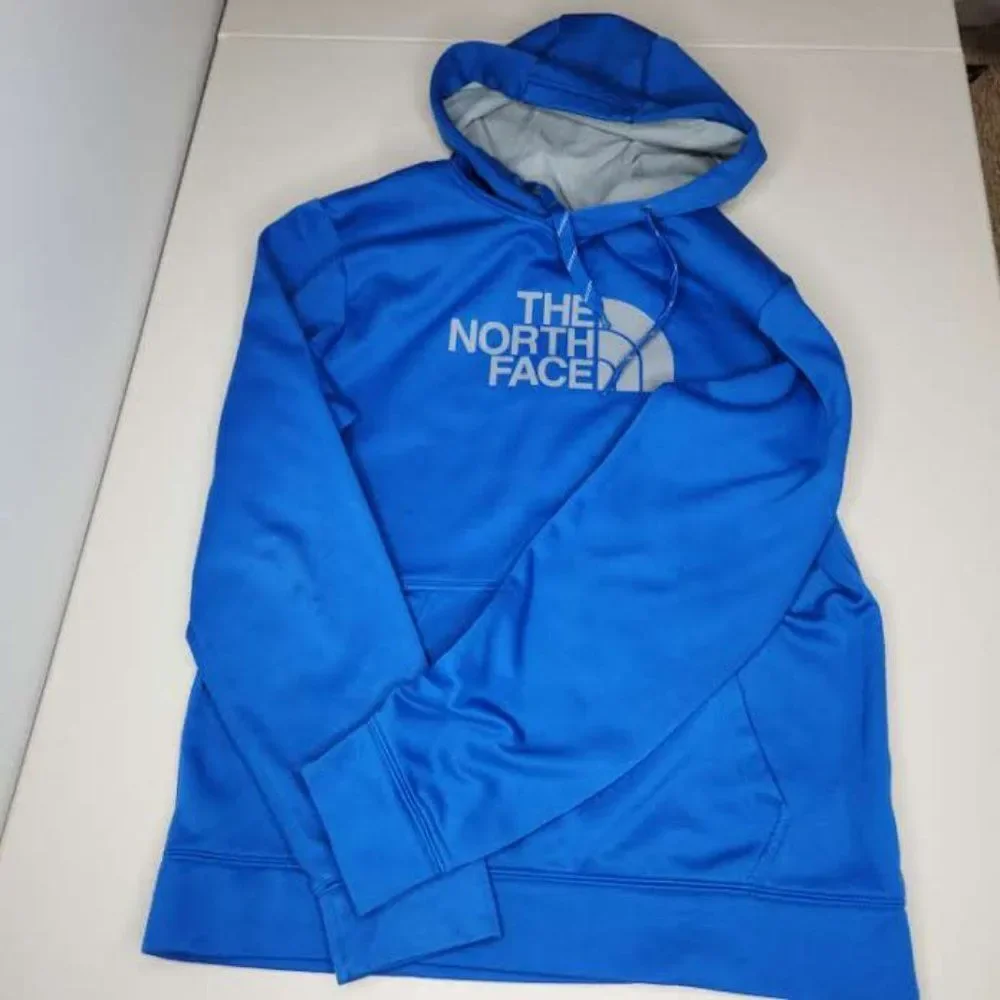 The North Face Pullover Hoodie. Brilliant Blue Men's Size Medium